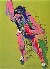 Leroy Neiman Famous Paintings - Olympic Runner